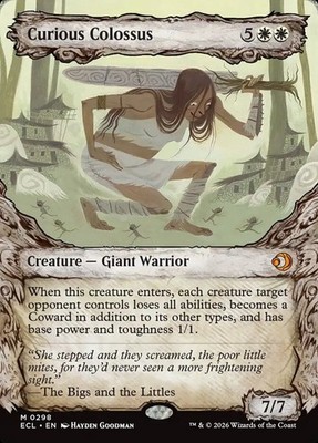 MTG Magic the Gathering Curious Colossus (298/451) Lorwyn Eclipsed LP