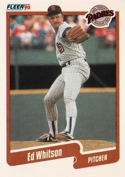 1990 Fleer #171 Ed Whitson
