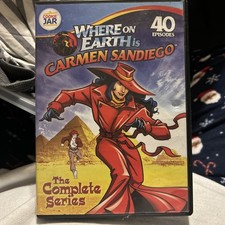 Where on Earth is Carmen Sandiego The Complete Series 4-DVDs 40 Episodes 2012 