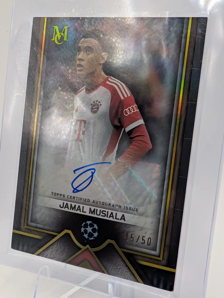 2022-23 Topps Museum Collection Jamal Musiala Autograph Gold/50 Bayern Munich 🔥 - Image 3 of 4