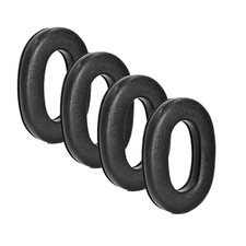 2-Pair Ear Muffs Earpads for 3M WorkTunes Connect Headphones, 2 pairs, Black