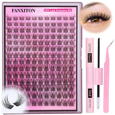 DIY Lash Extension Kit Natural Look Wispy Lash Clusters D 154 Pcs Lashes Cluster