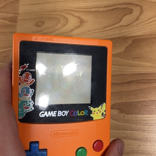 Nintendo Game Boy Color Pokemon Center 3rd Anniversary Edition- Orange Working - Picture 4 of 17