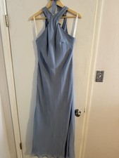 Women’s Azazie Dusty Blue Bridesmaids Dress Size 10 Doretta style