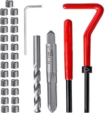 M8 X 1.25 Thread Repair Tool Stainless Helicoil Wire Insert Kit 30pc