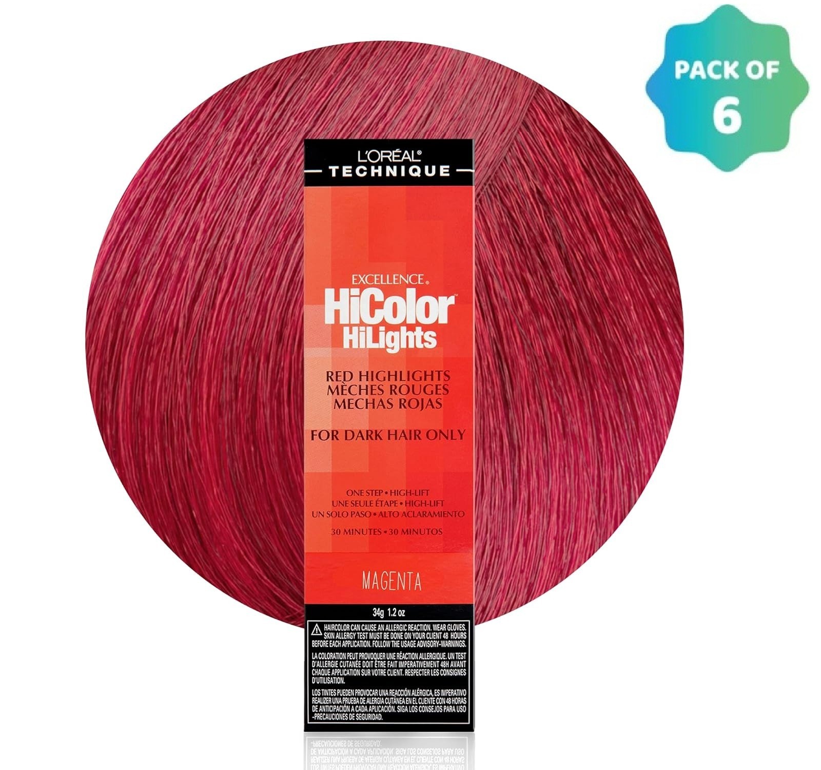 Permanent Hair Color For Dark Hair Only [ Magenta ]