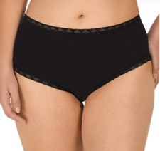 Natori XXL Bliss Full Brief Panty 755058 NWOT Black