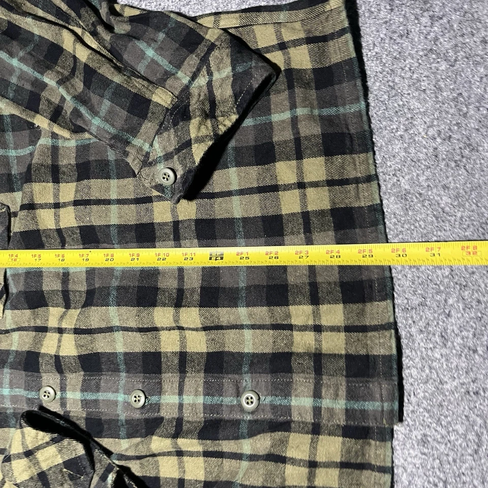 Billabong Shirt Mens 2XL Plaid Flannel Hemp Button Up Long Sleeve Adventure - Image 4 of 4