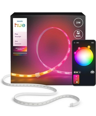 Philips Hue Flux LED Streifen Verlängerung 2m RGBWW Smart Lightstrip App Alexa