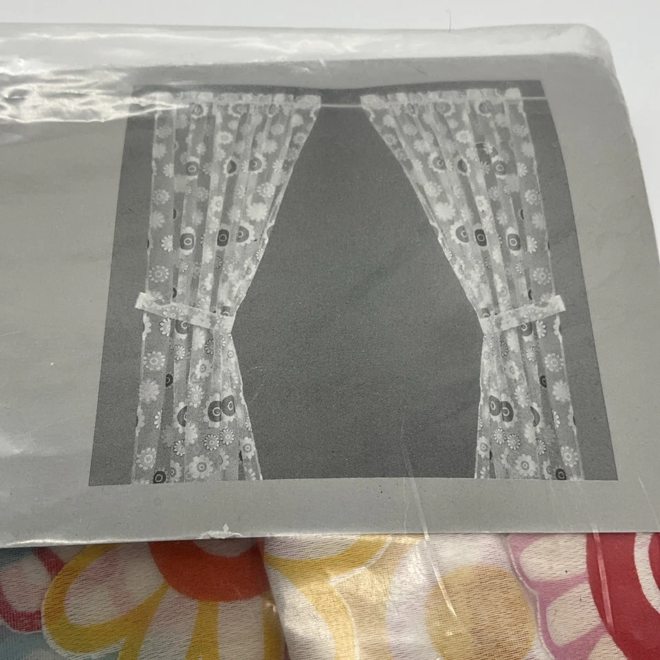 Ikea Vitaminer Blomma 2 Paneles Cortina Transparente Floral Sirpa Cowell Diseño 47 x 98 Foto 3 de 4