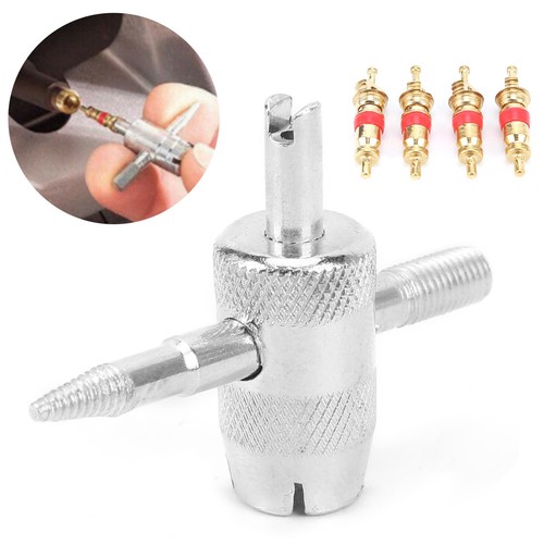 Valve Cores Tool Set With 4 In 1 Stem Tire Valve Remover With 4 In 1 For - Picture 6 of 22