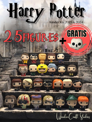 HARRY POTTER Kinder Joy Funko Figuren SET 2023 & 2024 + GRATIS HEDWIG