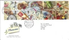 GB 1992: Greeting Stamps FDC with FDI Whimsy, Gloucestershire special postmark
