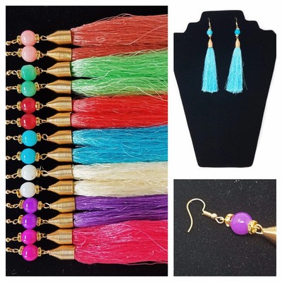 Long Thread Tassel Earrings Bohemian Style, One Pair - Please Choose