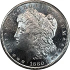 1880/9  S MORGAN DOLLAR CAMEO DMPL MS+++HUGE BLK MIRRORS! UNREAL CONTRAST #64666