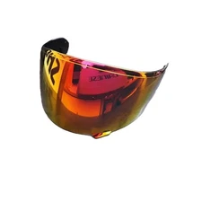 Chrome Fire Red visor For Shoei helmet Qwest RF1100 X-12 RF XR X-spirit 2 1100