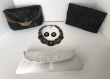 3 Formal Evening Clutch/Shoulder Bags