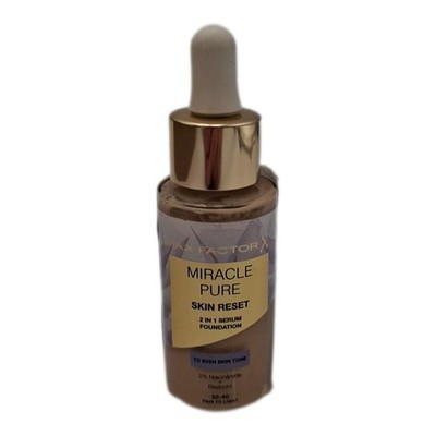 Max Factor Miracle Pure Skin Reset Foundation, 2-in-1 Serum und flüssige Foundat