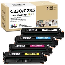 C230 C235 Toner Cartridge New Chip for Xerox C235 C230 ALL SEALED, BLACK MISSING