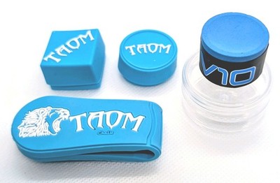 TAOM ''MAXDUO'' BLAU MAGNETISCHER KREIDEHALTER & TAOM ORIGINAL BLAU V10 KREIDE & KOSTENLOSER VERSAND
