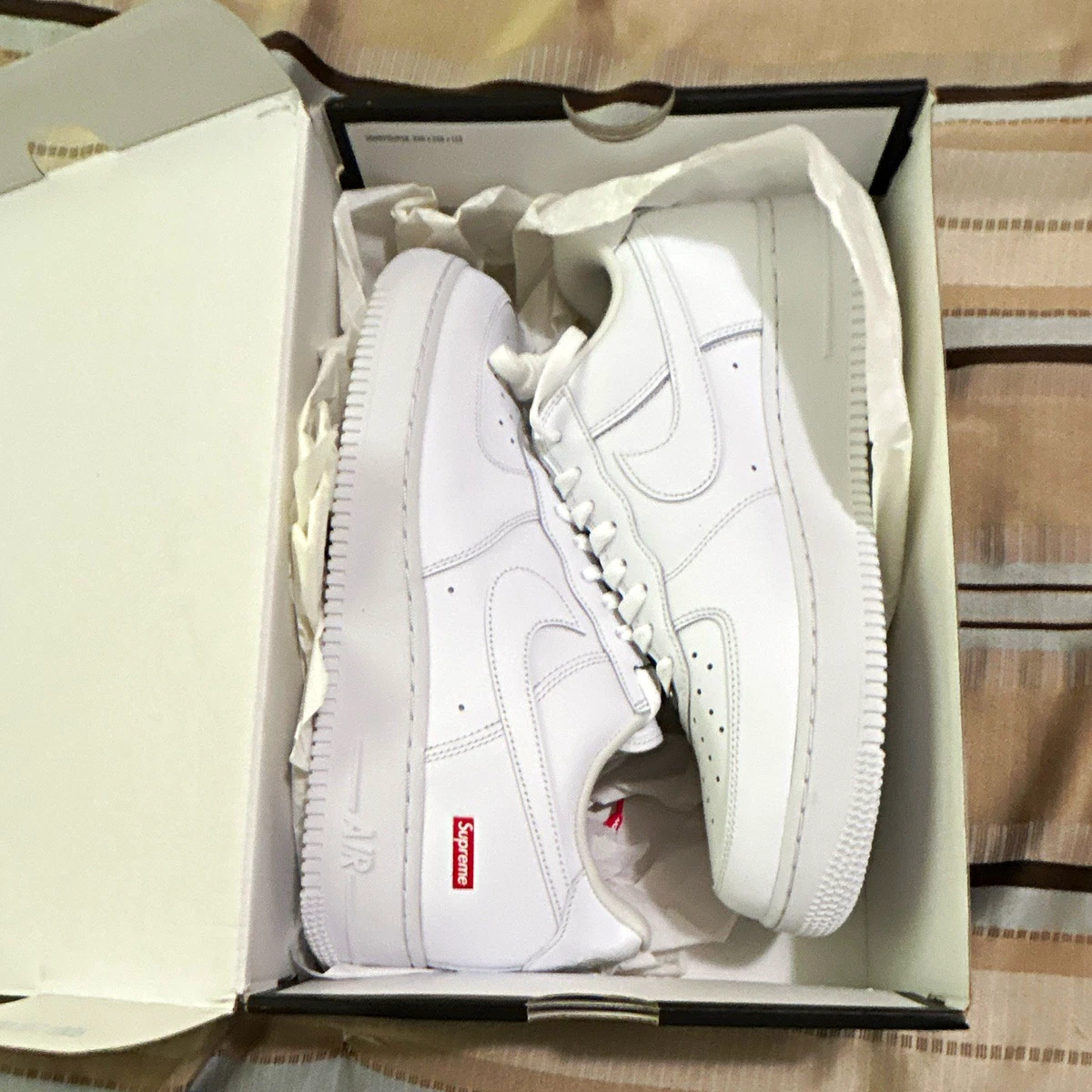 Las mejores ofertas en Nike Air Force 1 x Supreme Low Box Logo