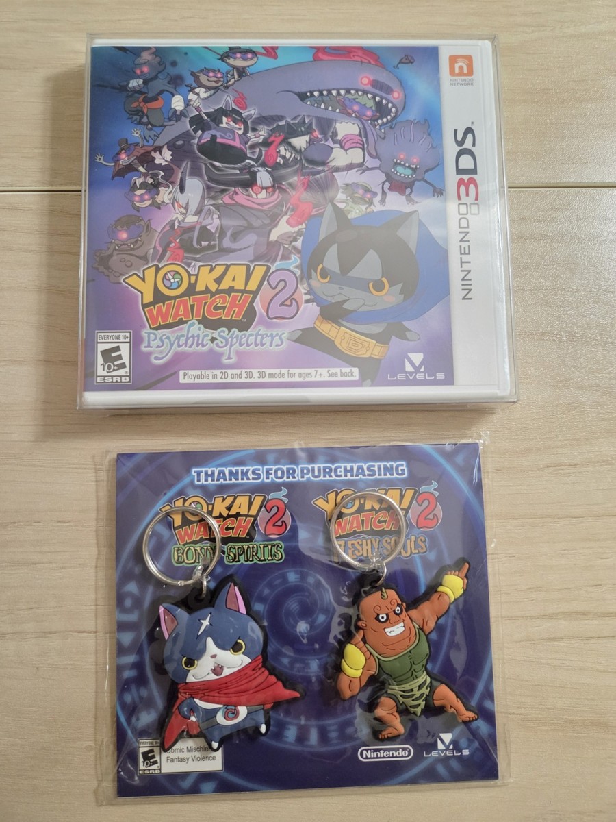Yo-Kai Watch 2: Psychic Specters MINT Nintendo 3DS New Sealed