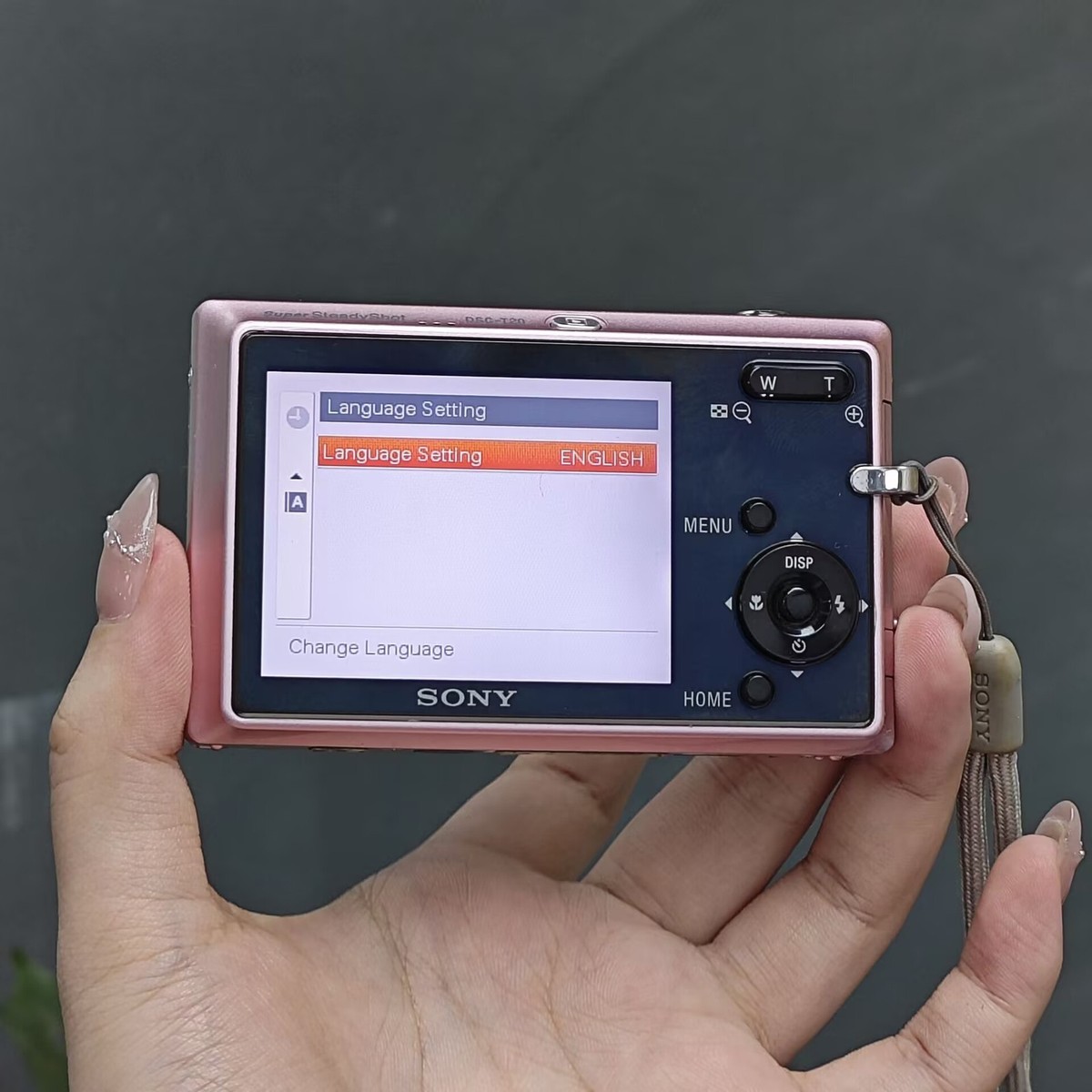 SONY Cybershot DSC-T20 8.1MP 3x Compact Digital Camera Japanese