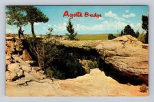 AZ-Arizona, Agate Bridge, Petrified Forest National Monument, Vintage Postcard