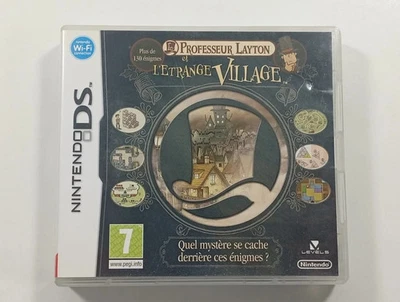 PROFESSEUR LAYTON ET L ETRANGE VILLAGE NINTENDO DS (NDS) FRA OCCASION (SANS NOTI - Photo 1/4