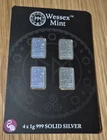 Wessex Mint Flamingo 4x 1g  .999 Silver Bar - £15 inc fees and postage
