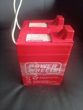 Lot Of 2 Power Wheels Battery 6 Volt Red Fisher Price USED PREOWNED 