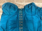 Fredericks of Hollywood Satin Bue  Corset Bustier Womens 38C — photo 2