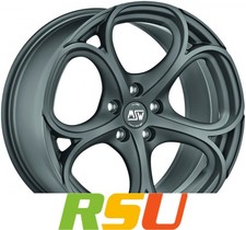 4x MSW MSW 82 matt gun metal 8x19" ET33 LK5 110 ML 65.06 Alufelgen 19 Zoll