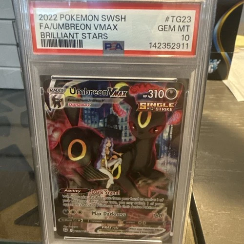 Pokémon TCG Umbreon VMAX TG23/TG30 Brilliant Stars FA Trainer PSA 10 Gem Mint