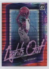 2020-21 Panini Donruss Optic Lights Out Red Pulsar Prizm Ja Morant #9 1b4j