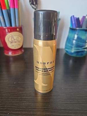Morphe CONTINUOUS PREP & SET MIST Ceramides & Antioxidants 1.3oz 36.8g Travel