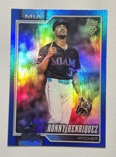 2026 Topps Series 1 - Ronny Henriquez #290 Blue Rainbow Foil /150