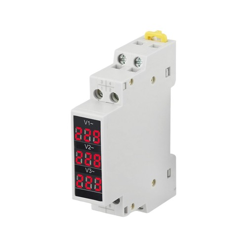Zuverlässiger Hutschienen Spannungsmesser AC Bereich 80V bis 500V mit digitaler - Bild 11 von 12