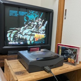 Sega Saturn Metal Slug Obi Postcard Included Ram Cartridge