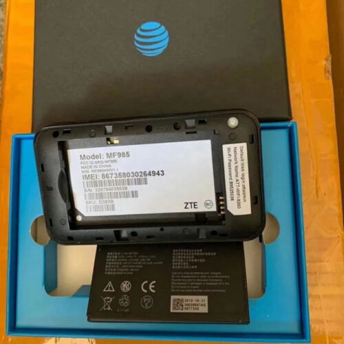 ZTE MF985T LTE Unlocked AT&T Mobile Hotspot 5G Portable WiFi Router MIFI Router - Picture 6 of 10