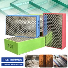Diamond Hand Polishing Pads Tile Glass Grinding Block Pad Marble Sanding Disc UK