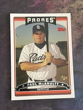 TOPPS 2006 MLB PAUL McANULTY #325 OUTFIELD PADRES ROOKIE BASEBALL CARD. rookie card picture