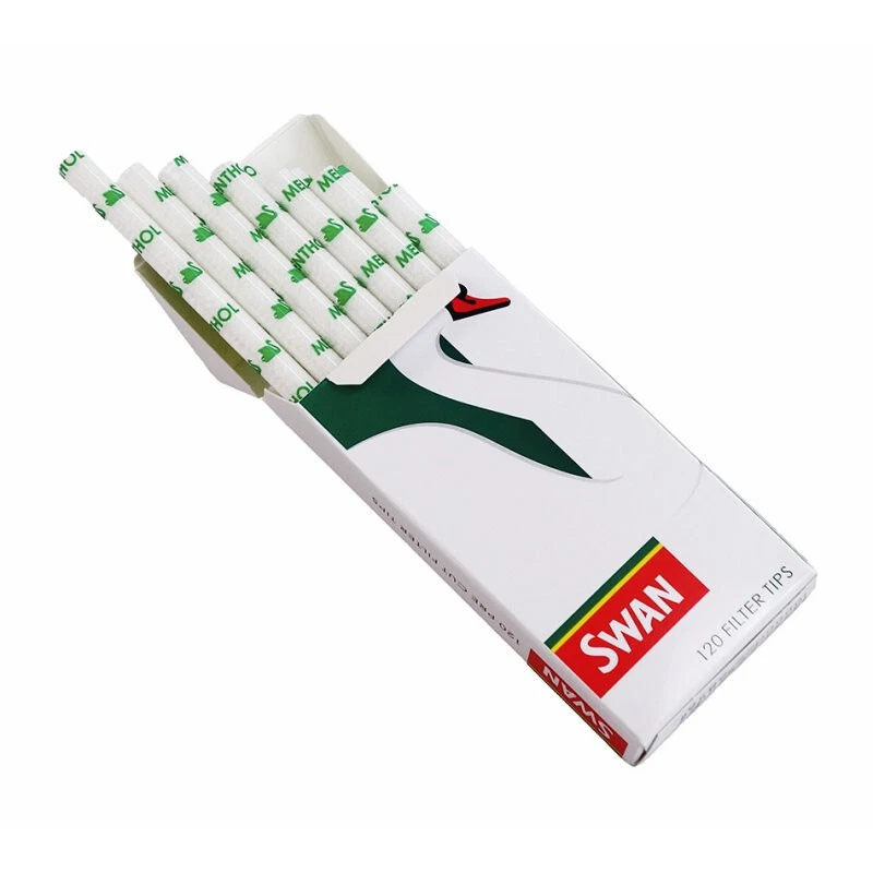 Swan Menthol Extra Slim Filter Tips 120s x 20 (Full Box of 2400 Menthol Tips) - Image 2 of 4