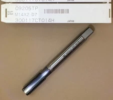 one OSG  M14 X 2.0  Semi Bottom  4 Flute Hand Tap; VC10 coat; D7🎯Machinist