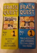 Brain Quest - Grade 1 - Reading and Math - New In Box - Sealed.