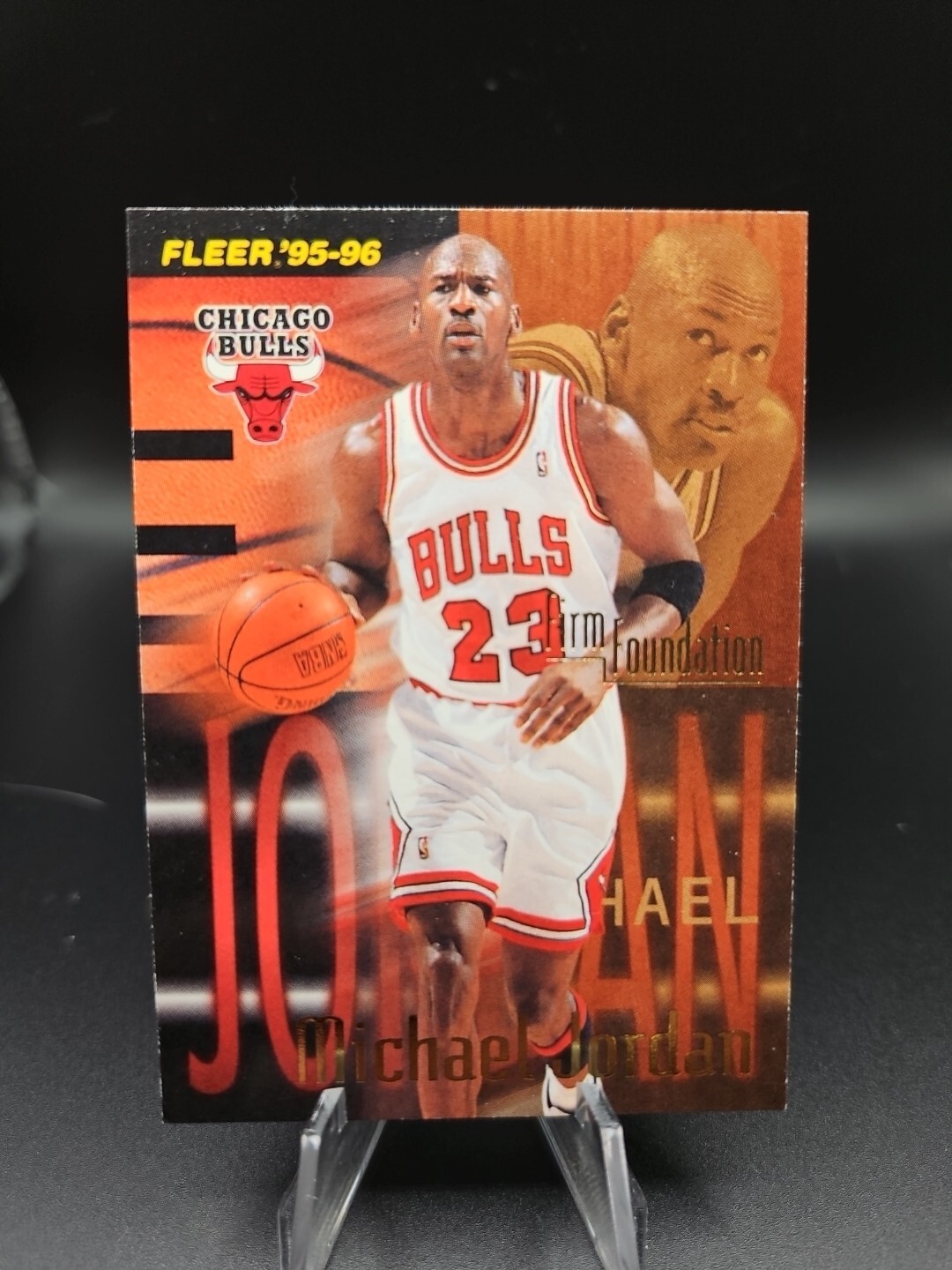 1995-96 Fleer Firm Foundation - #323 Michael Jordan