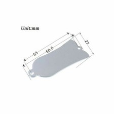 TC-BSC Chrome Metal Bell Truss Rod Cover w/ Screws to Fit Gibson Guitar