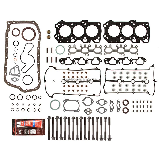 Full Gasket Set Head Bolts Fit 93-97 Mazda Millenia 626 Ford Probe 2.5L KL DOHC - Image 2 of 4