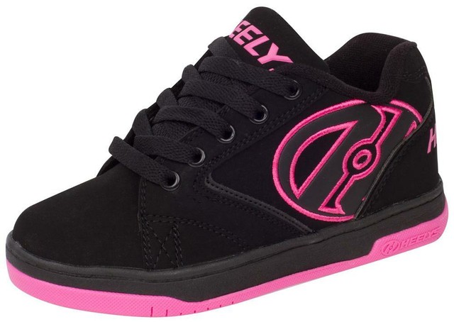 black and hot pink sneakers