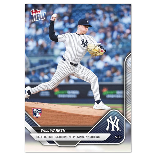 2025 Topps Now 198 Will Warren